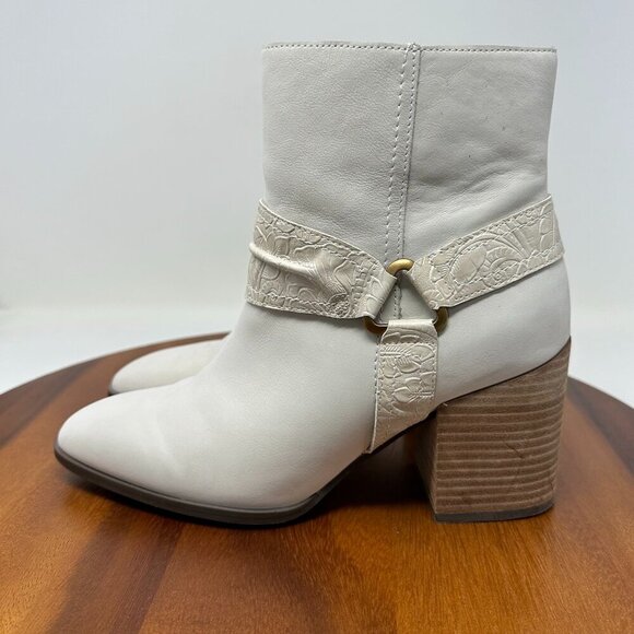 Vionic Carnelia Leather Waterproof Ankle Boots Size 9 - Picture 3 of 15